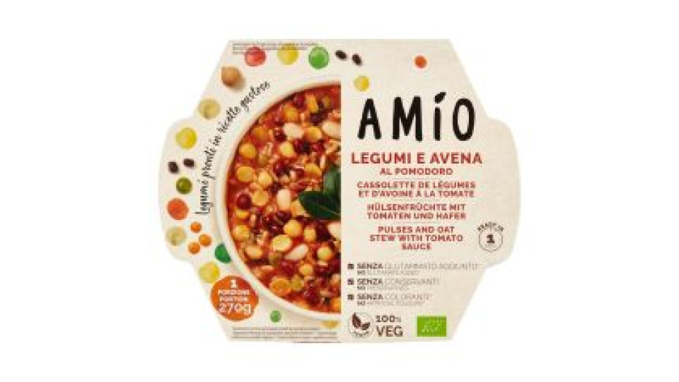 Amio Legumi E Avena Al Pomodoro 270 G