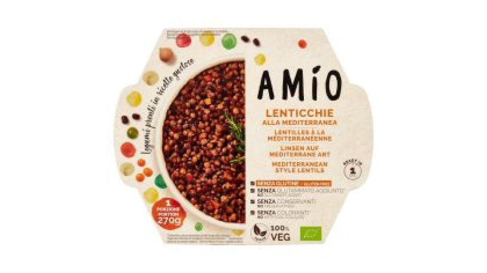Amio Lenticchie Alla Mediterranea 270 G