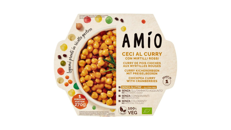Amio Ceci Al Curry Con Mirtilli Rossi 270 G