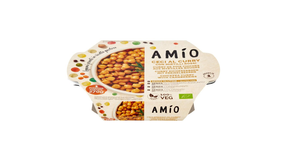 Amio Ceci Al Curry Con Mirtilli Rossi 270 G