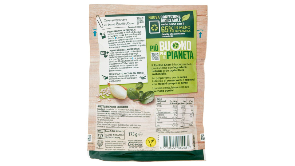 Knorr Risotto Asparagi 175 G