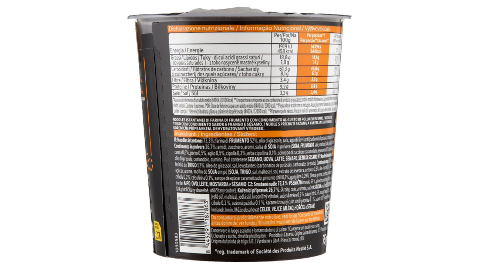 Maggi Saucy Noodles Pollo E Sesamo 1 Porzione Cup 75g