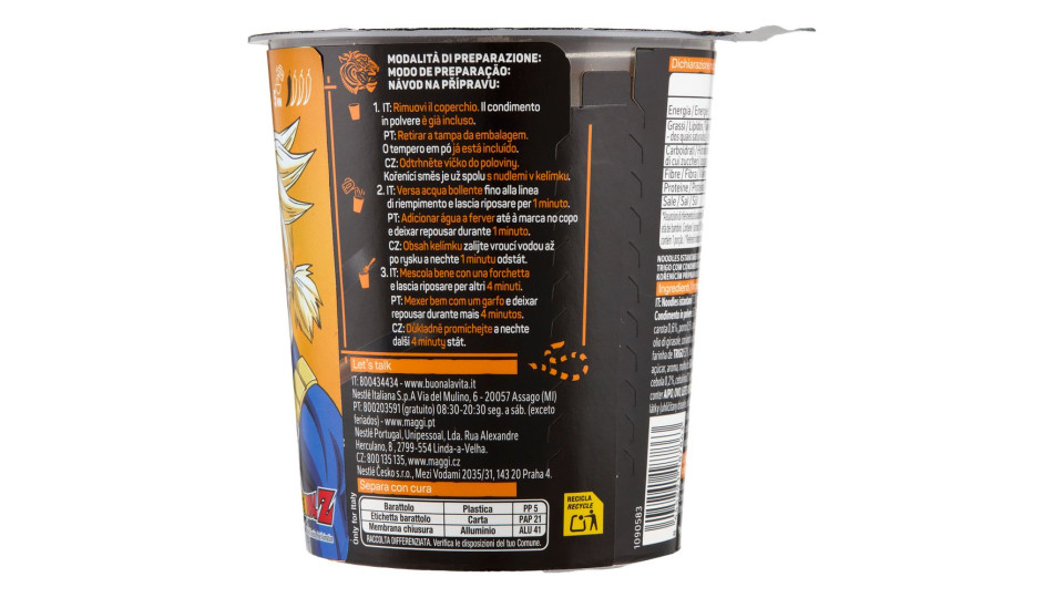 Maggi Saucy Noodles Pollo E Sesamo 1 Porzione Cup 75g