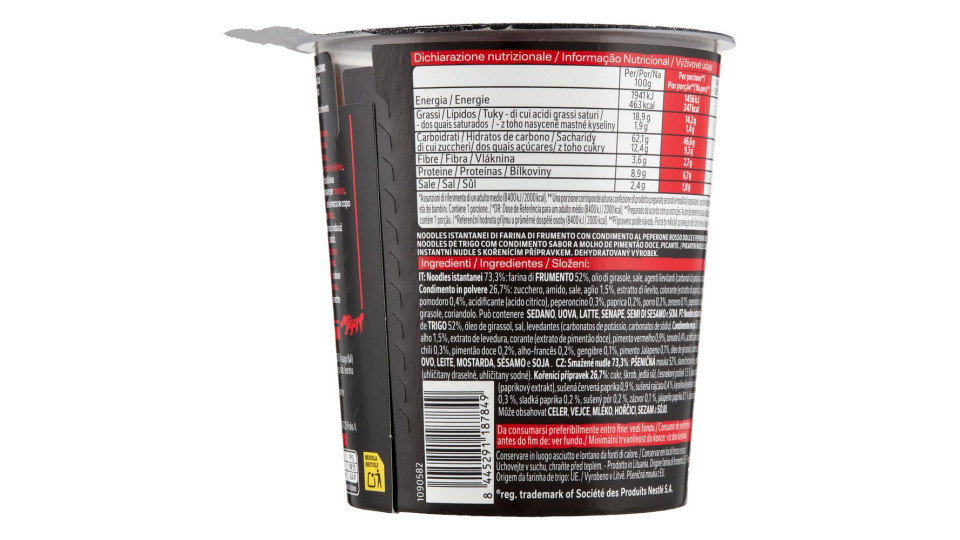 Maggi Saucy Noodles Chili Dolce 1 Porzione Cup 75g