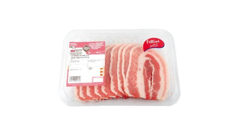 Pancetta A Fette Di Suino 320 G Ca