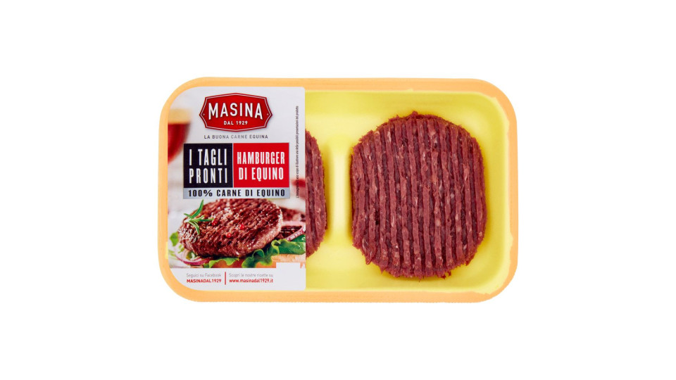 Masina I Tagli Pronti Hamburger Di Equino Classico 0,200 Kg