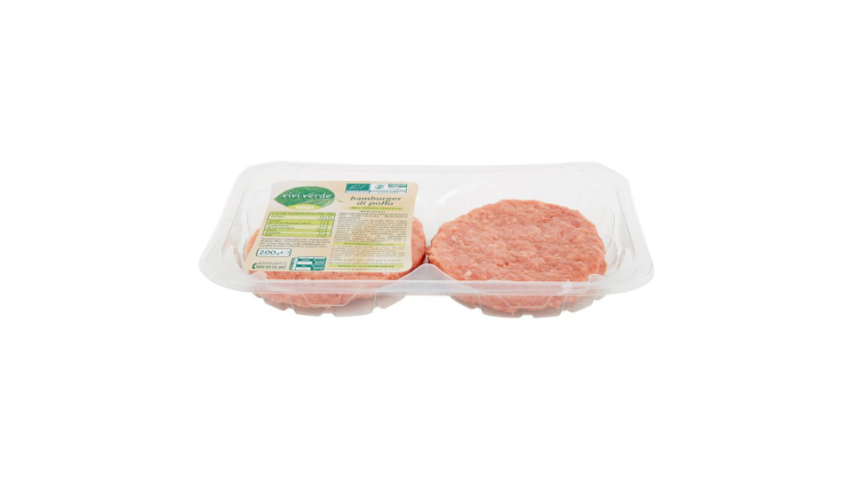 Hamburger Di Pollo Biologico 200 G