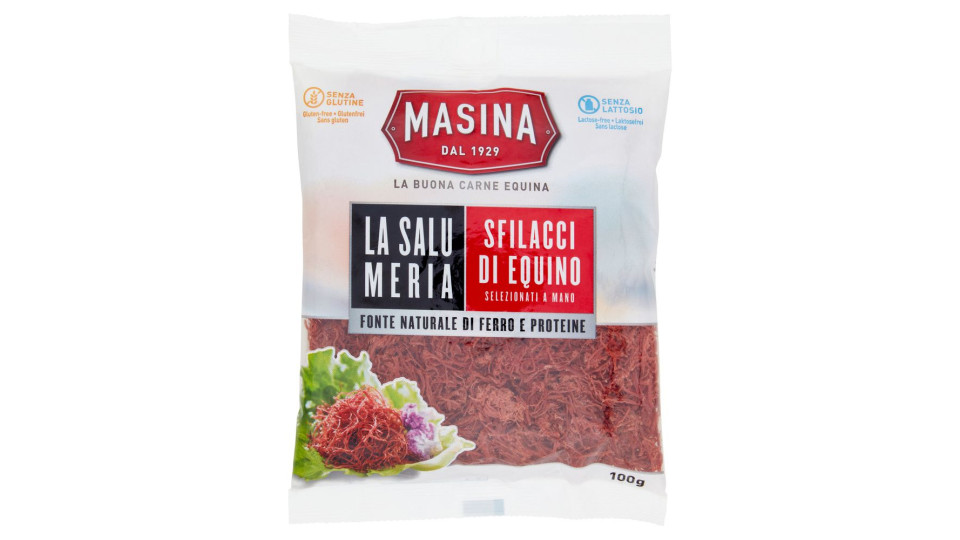 Masina La Salumeria Sfilacci Di Equino Affumicati Con Legno Di Faggio 100 G