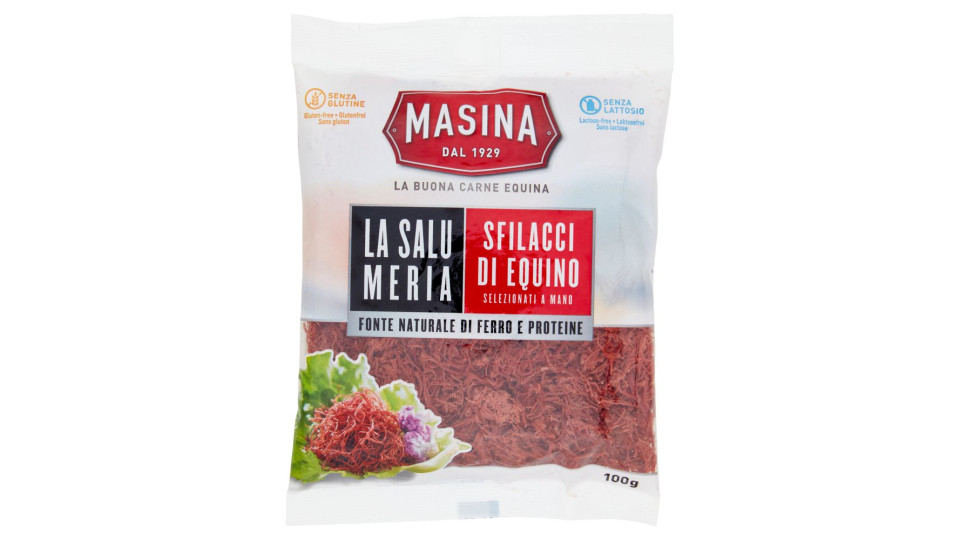 Masina La Salumeria Sfilacci Di Equino Affumicati Con Legno Di Faggio 100 G