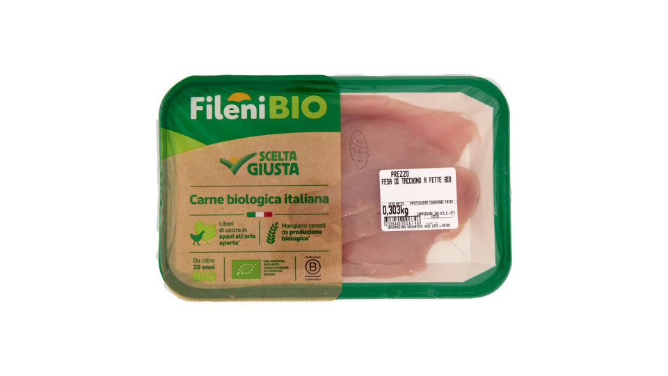 Fileni Bio Fesa Di Tacchino A Fette Bio 350 G Ca
