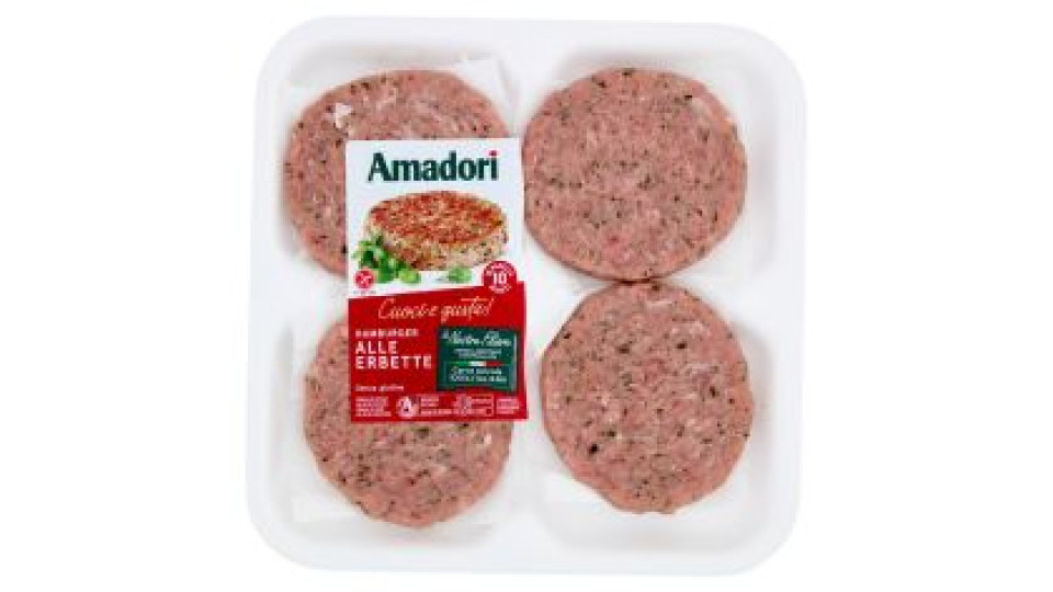 Amadori Hamburger Alle Erbette 0,408 Kg