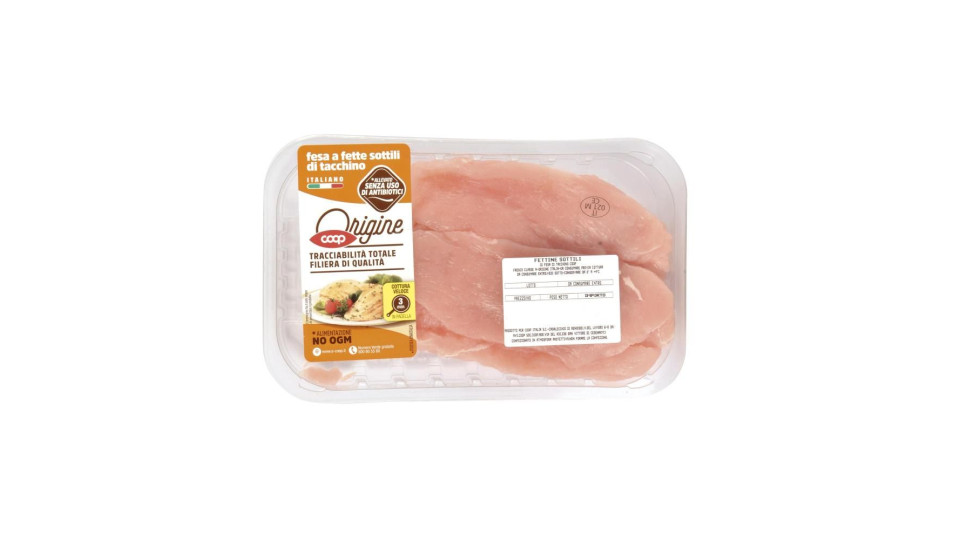 Fesa Di Tacchino A Fette Sottili 270 G Ca