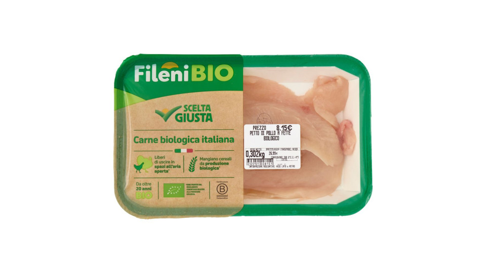 Fileni Bio Petto Di Pollo A Fette Biologico 300 G Ca