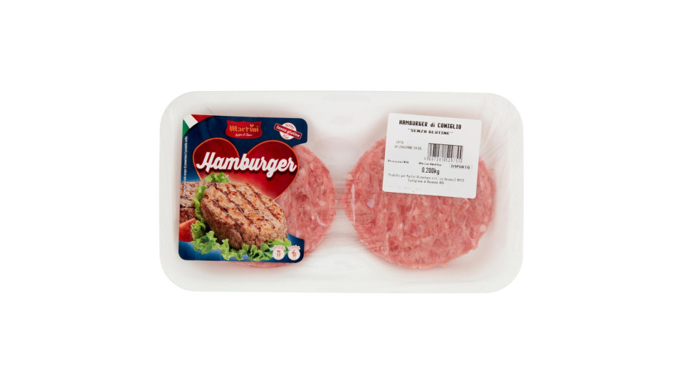 Martini Hamburger Di Coniglio 0,200 Kg