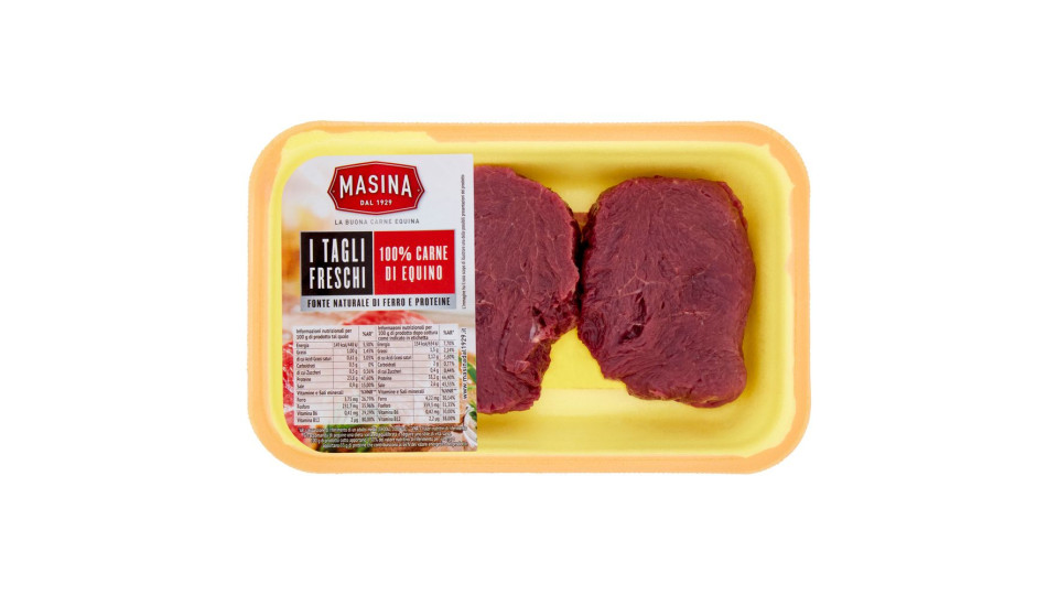 Masina I Tagli Freschi Filetto Equino 0,250 Kg