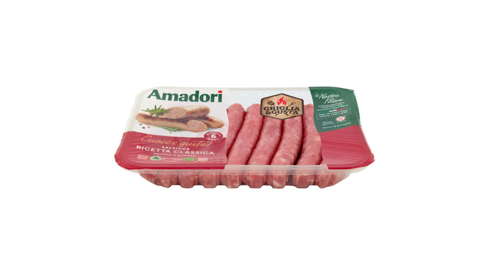 Amadori Salsicce Ricetta Classica 0,650 Kg