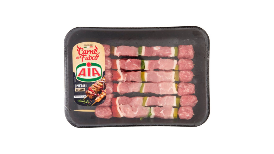 Aia Carne Al Fuoco Spiedini Di Suino 0,320 Kg