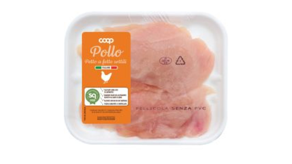 Fette Sottili Di Petto Di Pollo 250 G