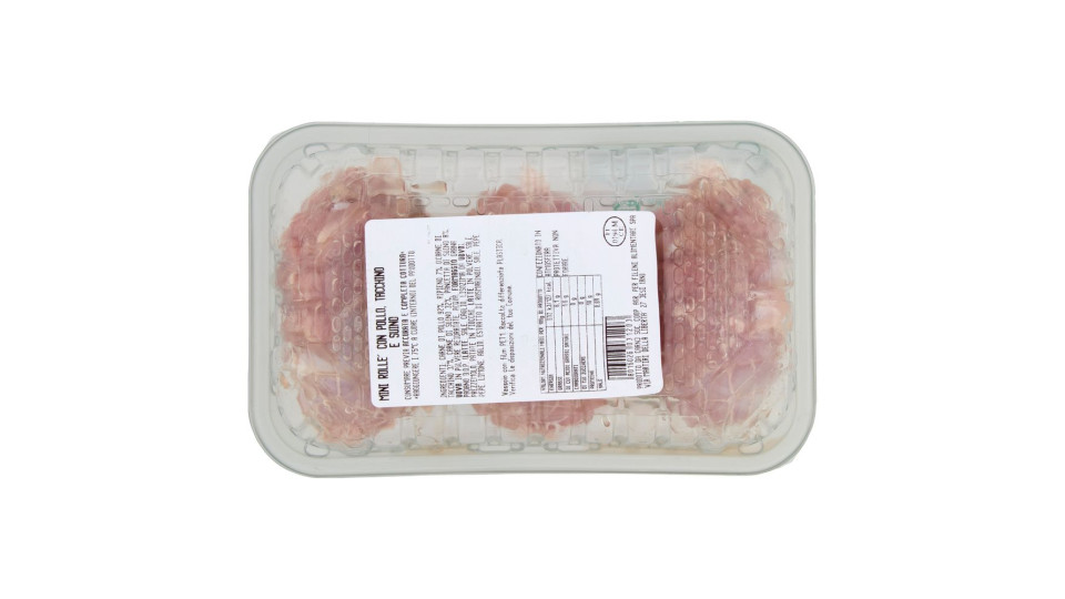 Fileni Mini Rollè Di Pollo Con Suino E Tacchino 0,600 Kg