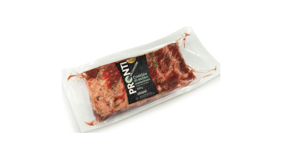 Costine Di Suino Aromatizzate 500 G Borgobuono