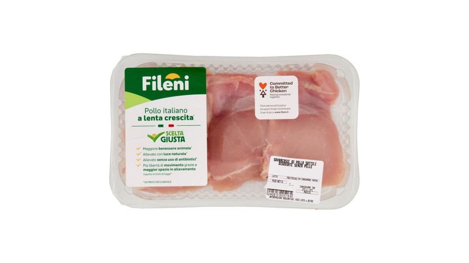Fileni Scaloppe Sottili Di Pollo 300 G Ca