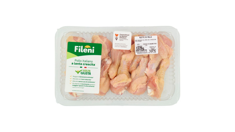 Fileni Deliziose Alette Di Pollo 620 G Ca