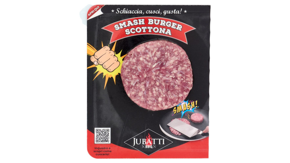Jubatti Bbq Smash Burger Scottona 0,120 Kg