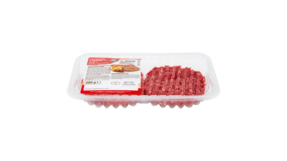Hamburger Di Bovino Con Bacon E Cipolla Caramellata 200 G