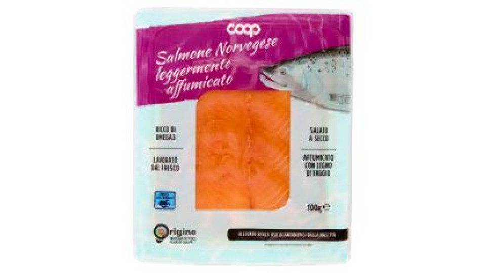 Salmone Norvegese Leggermente Affumicato 100 G