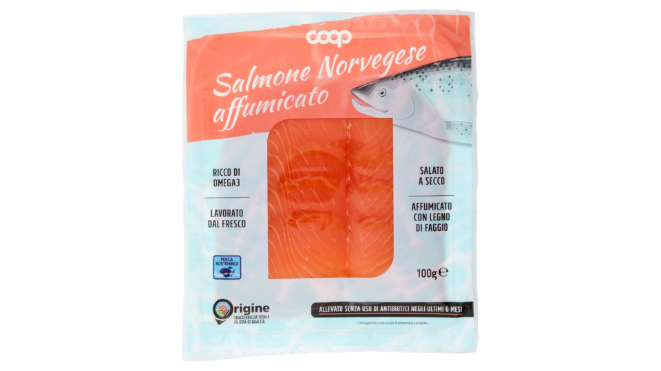 Salmone Norvegese Leggermente Affumicato 100 G