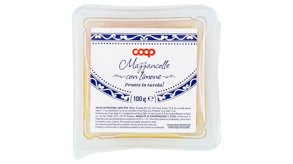 Mazzancolle Con Limone 100 G