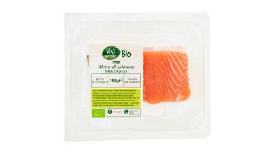 Filetto Di Salmone Biologico 180 G