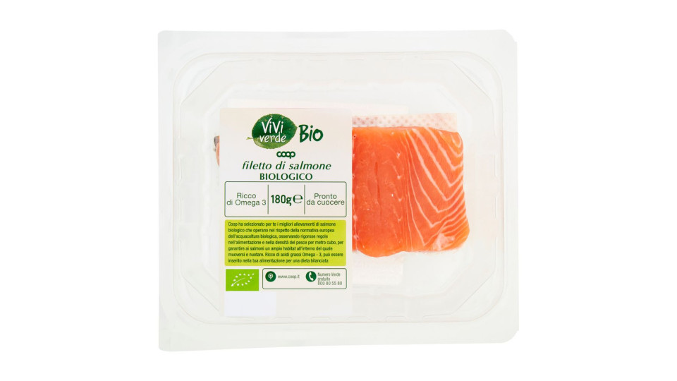 Filetto Di Salmone Biologico 180 G
