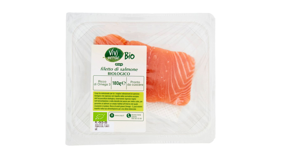 Filetto Di Salmone Biologico 180 G