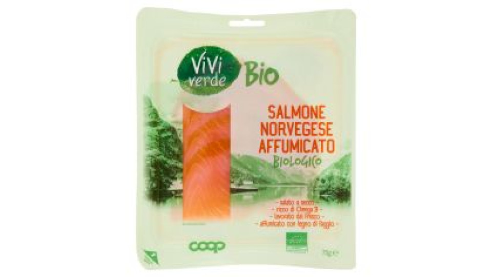 Salmone Norvegese Affumicato Biologico 75 G