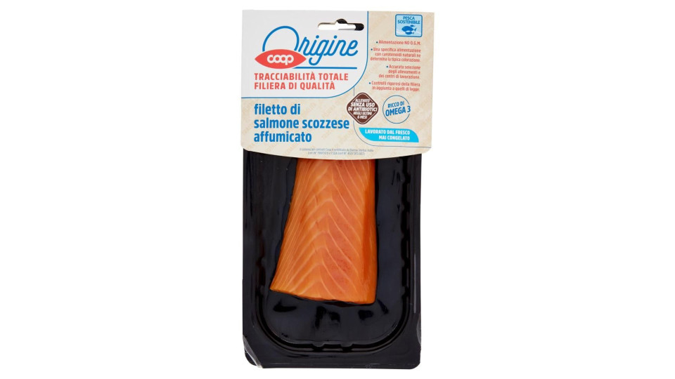 Filetto Di Salmone Norvegese Affumicato 125 G