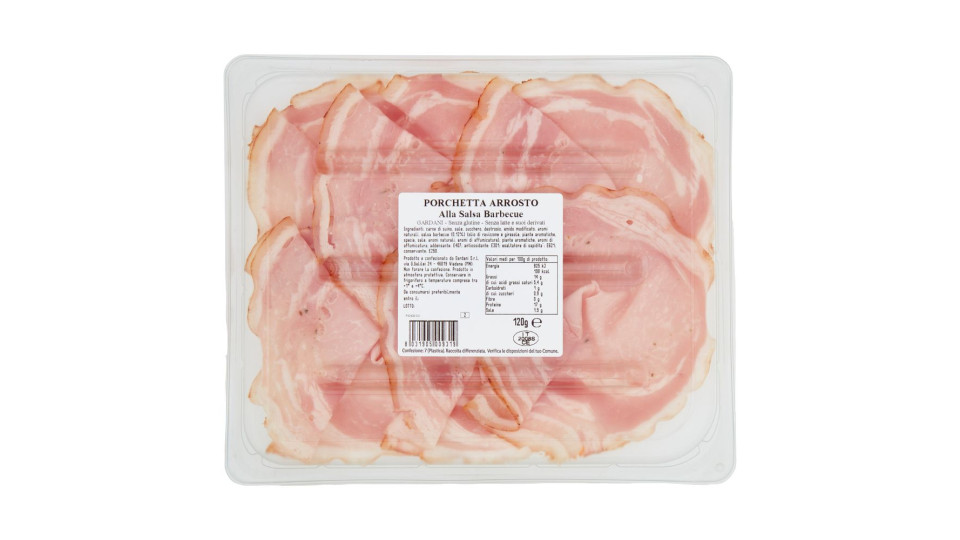 Buono Come Al Banco Porchetta Arrosto Alla Salsa Barbecue 120 G