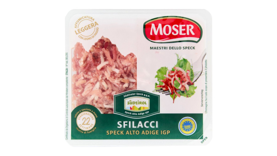 Moser Sfilacci Speck Alto Adige Igp 0,060 Kg
