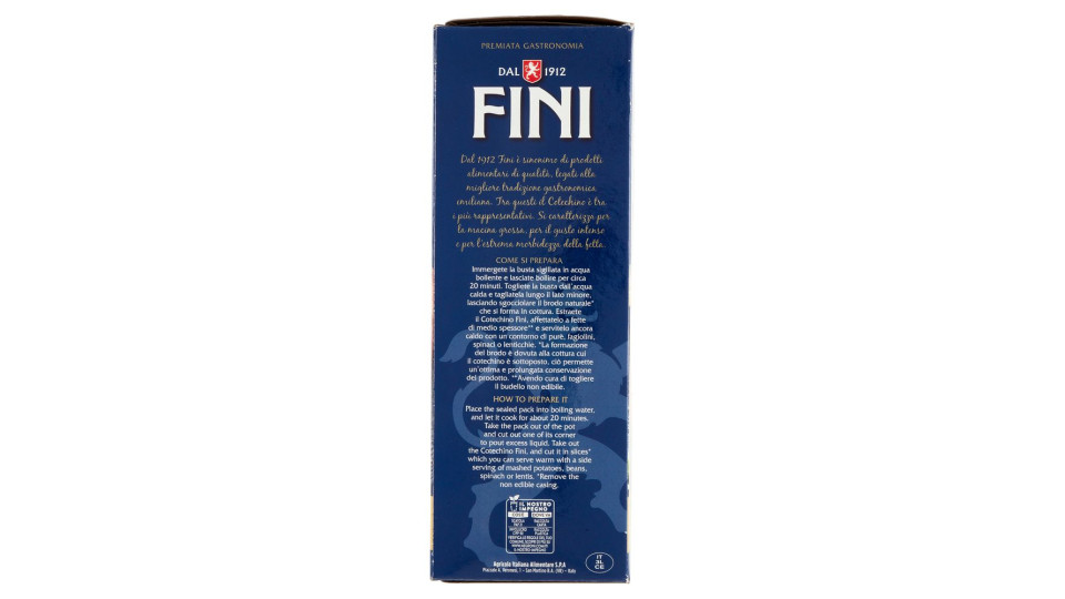 Fini Il Cotechino 100% Italiano 500 G