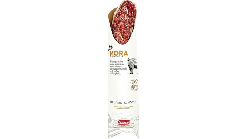 Salame Di Mora Romagnola     Il Moro     Spadoni 180 G