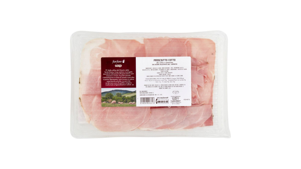 Prosciutto Cotto Alla Salvia E Rosmarino Da Suini Allevati All'aperto 90 G Ca