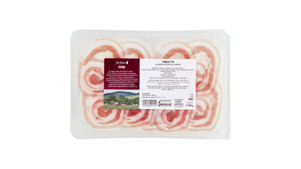 Pancetta Da Suini Allevati All'aperto 90 G Ca