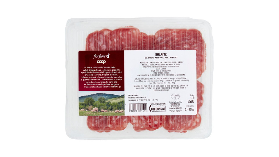 Salame Da Suini Allevati All'aperto 90 G Ca