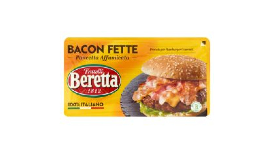 Fratelli Beretta Bacon Fette Pancetta Affumicata 100 G