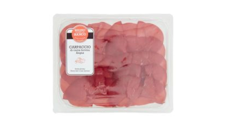Buono Come Al Banco Carpaccio Di Carne Bovina Angus 100 G