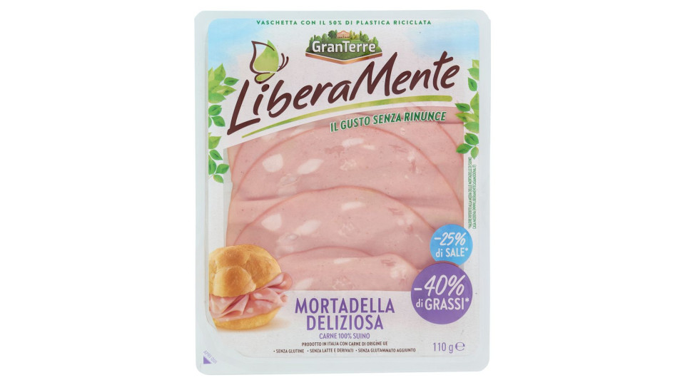 Granterre Liberamente Mortadella Deliziosa 110 G