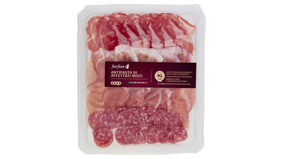 Antipasto Di Affettati Misti Da Suini 100% Italiani 0,120 Kg