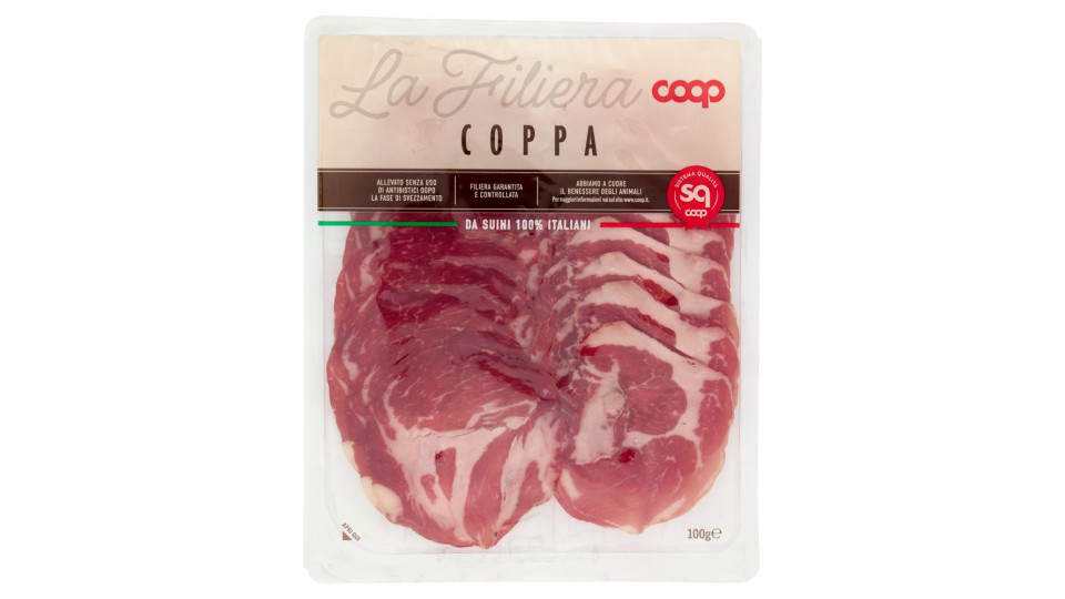 Coppa ''la Filiera Coop'' Da Suini 100% Italiani 100 G