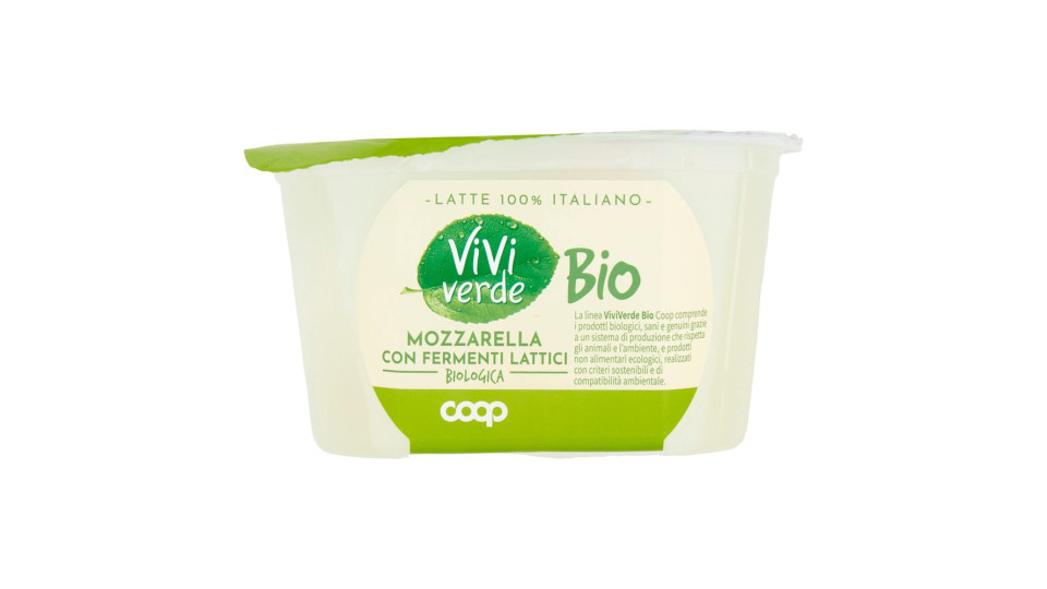 Mozzarella Con Fermenti Lattici Biologica 125 G