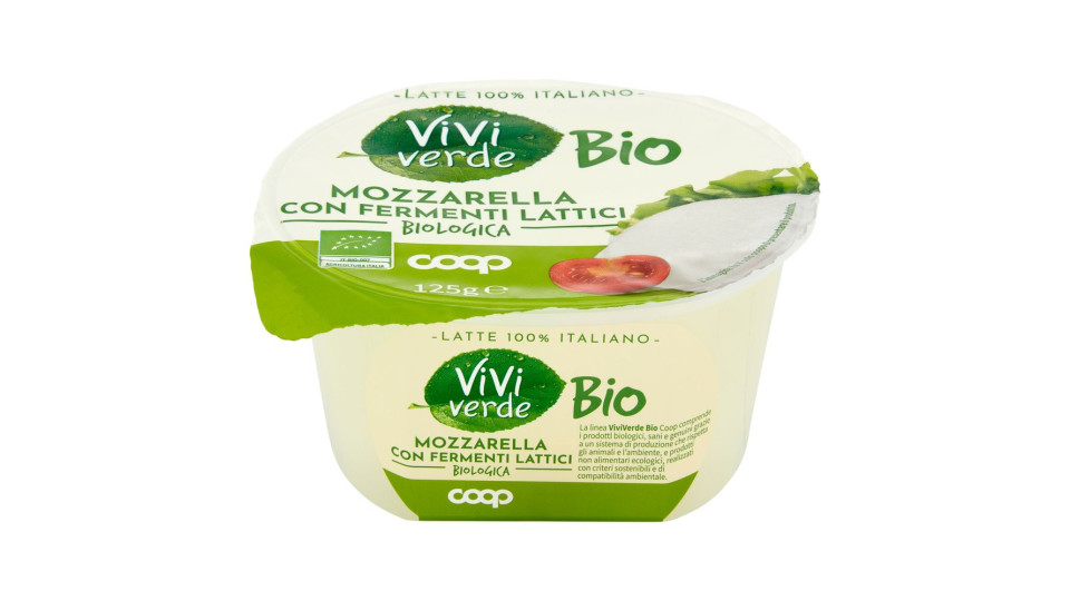 Mozzarella Con Fermenti Lattici Biologica 125 G